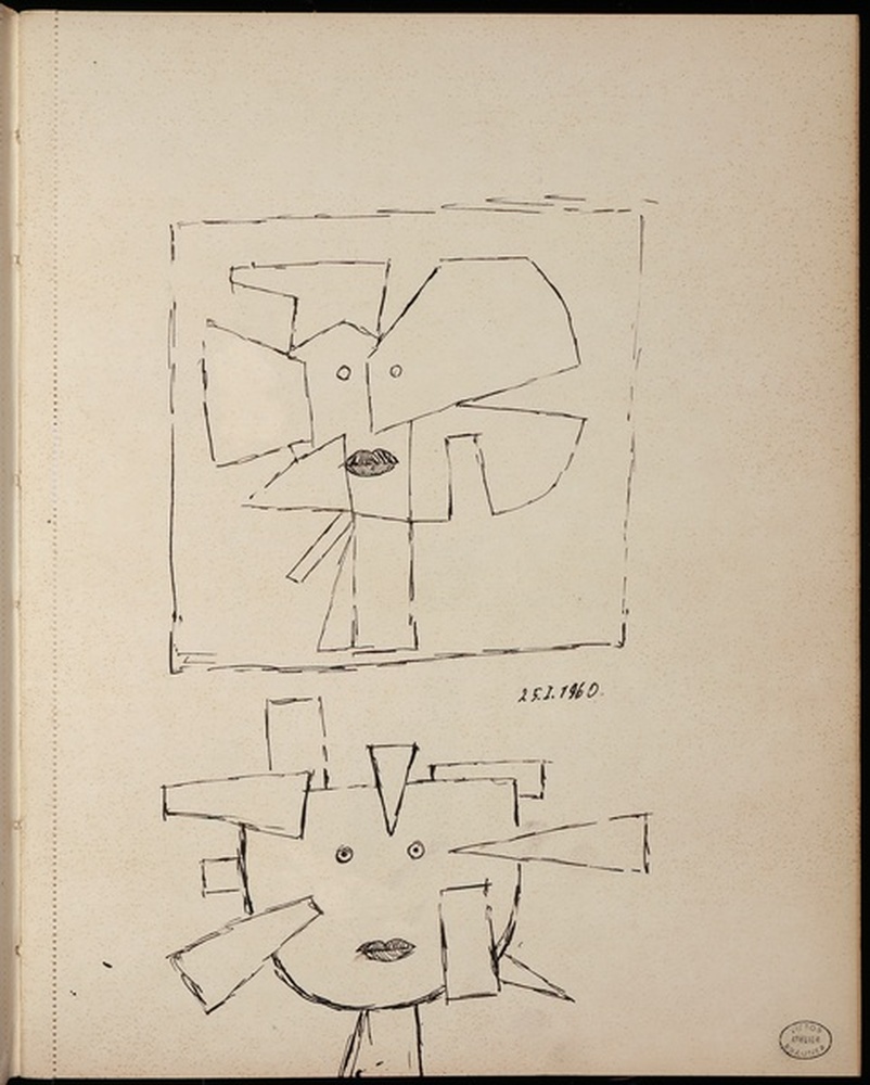 Sans titre, 1960 sauf si oeuvres titrées