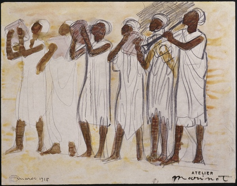 Au Maroc, les musiciens 1918