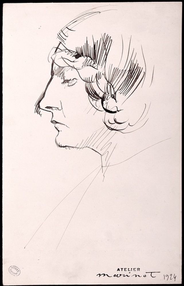 Marcelle de profil 1924