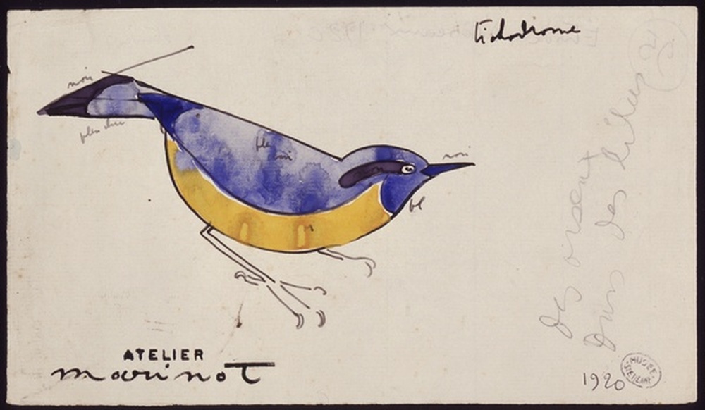 Etude d'oiseaux 1920