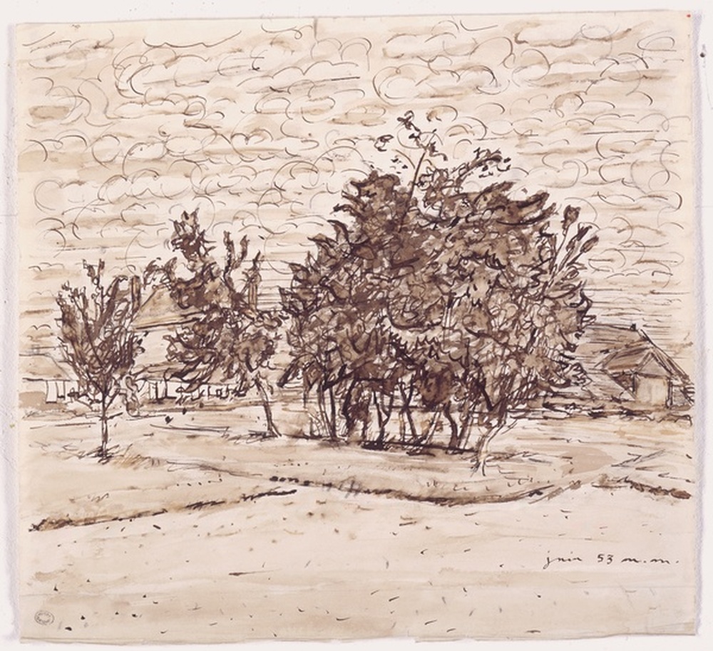 Jardin à Bréviandes 1953