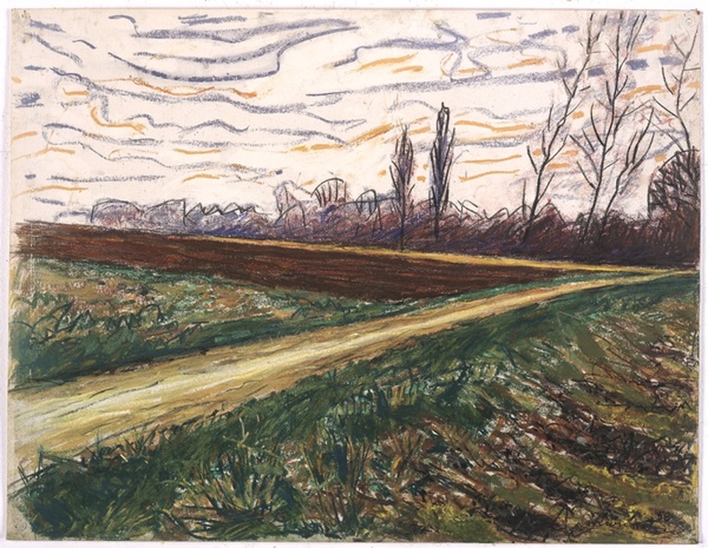 Chemin dans les champs