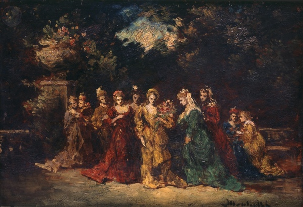 Groupe de femmes dans un parc