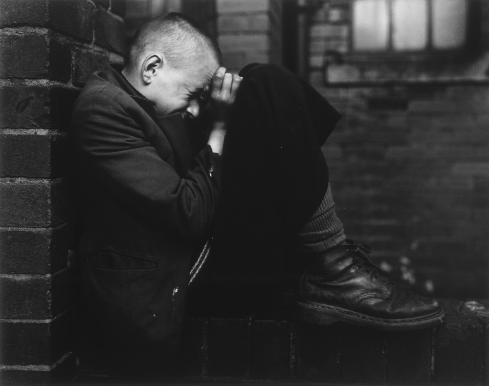 Youth on Wall, Jarrow, 1976