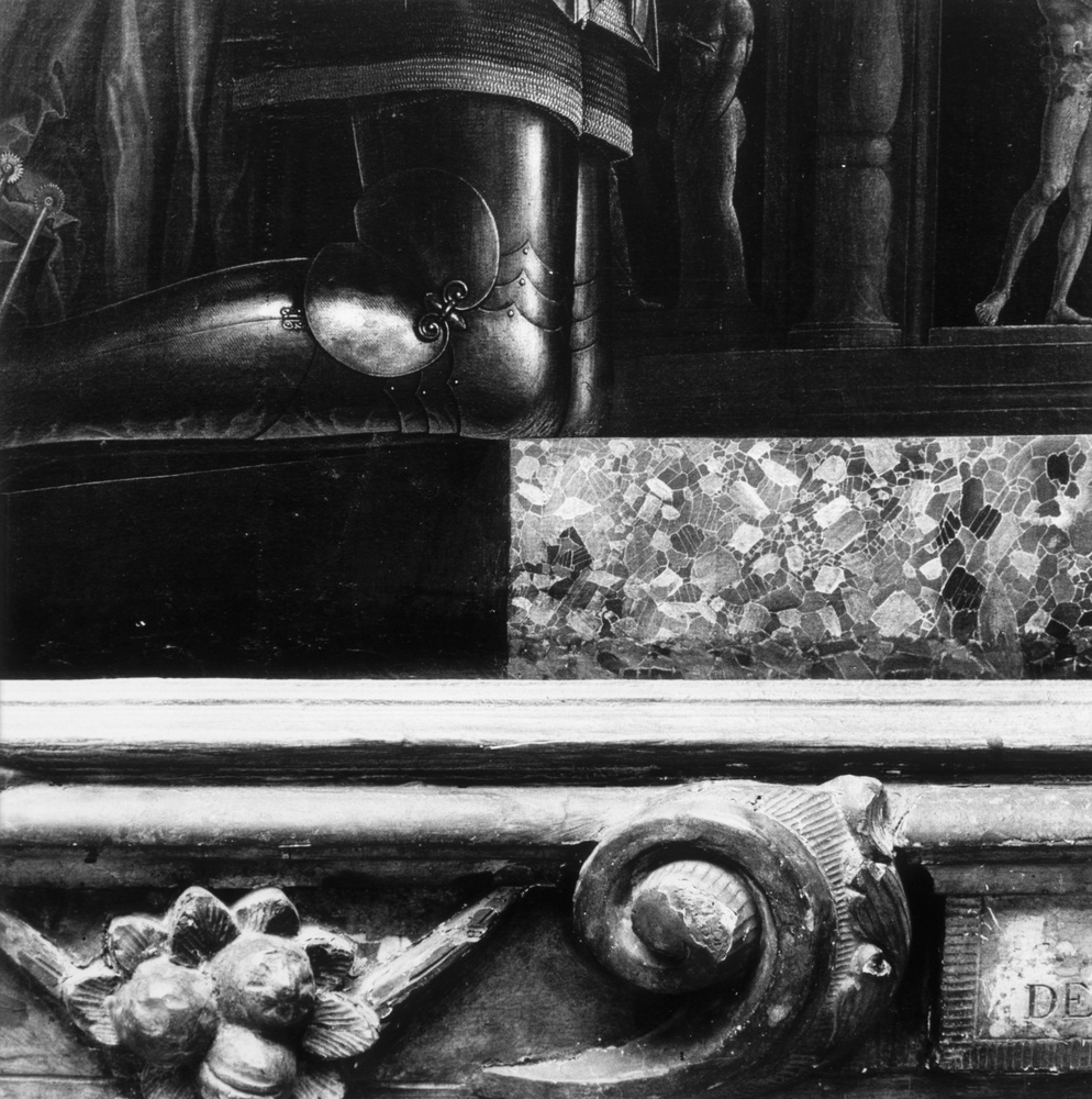 Mantegna : La Vierge de la Victoire (détail)