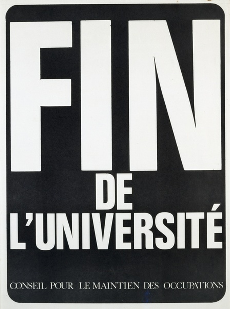 Fin de l'université