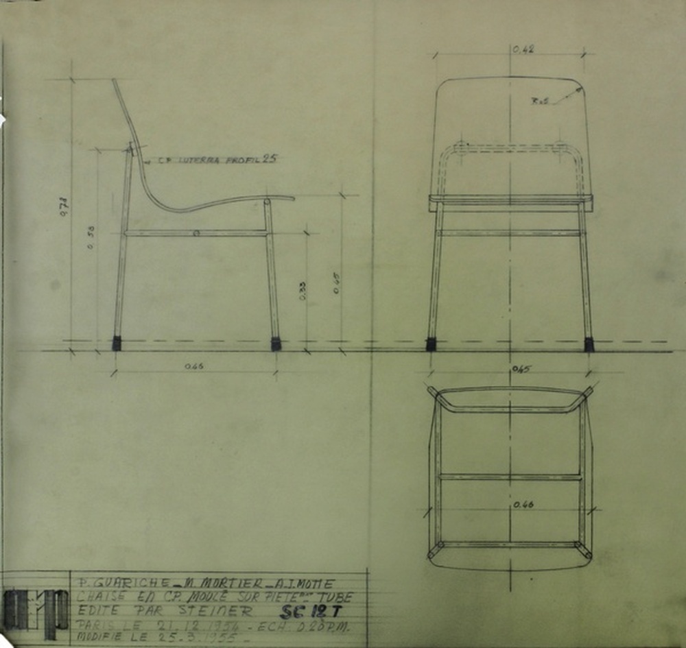 Siège chaise  SC 12, 1954 - 1955