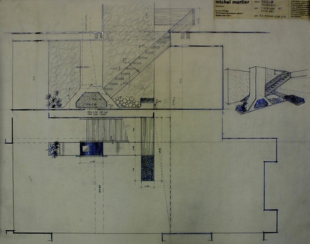 Veille, Palaiseau, cheminée, 1957