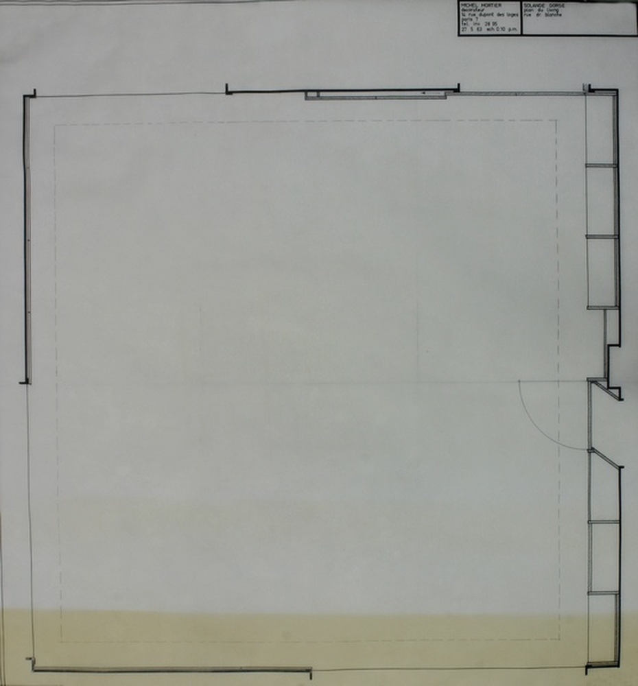 Solange Gorse, appartement 57 rue du Docteur Blanche, 1963