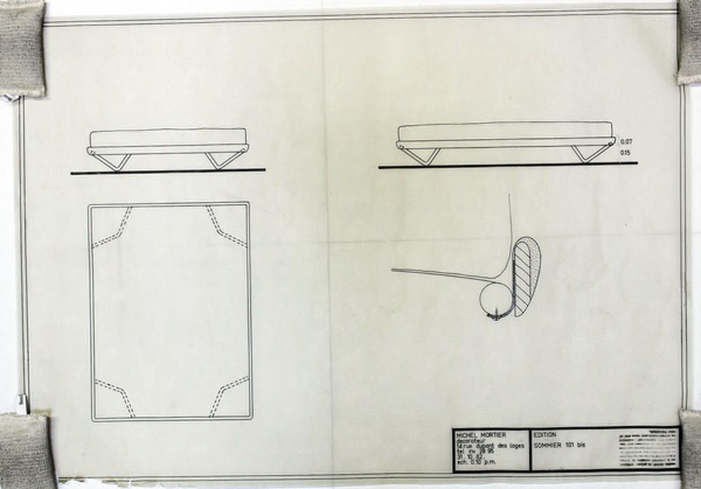Lit L 101 sommier, 1962