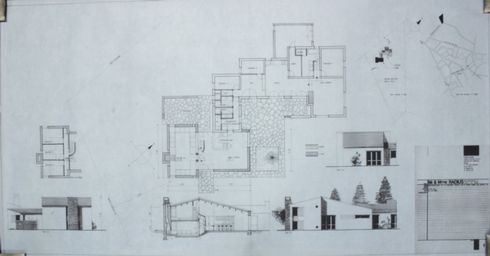 Monsieur et Madame Radius, agrandissement de la propriété, Les Portes-en-Ré, 1987