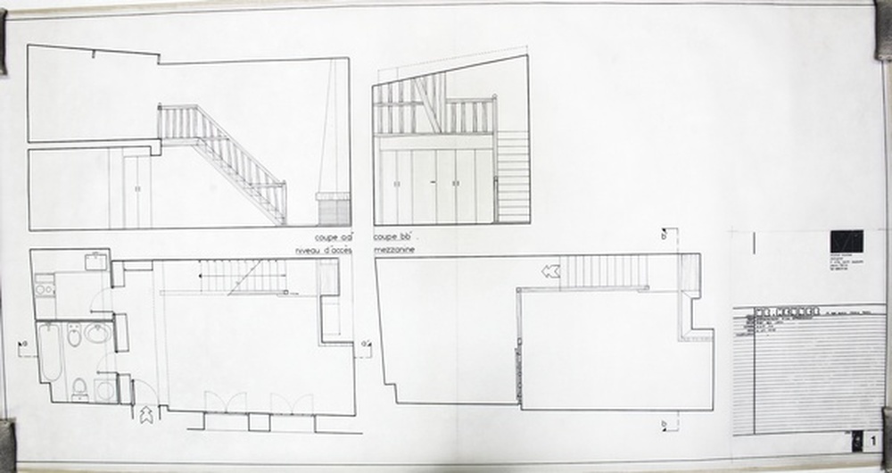 Mr henner aménagement d'un appartement, 1976-1982