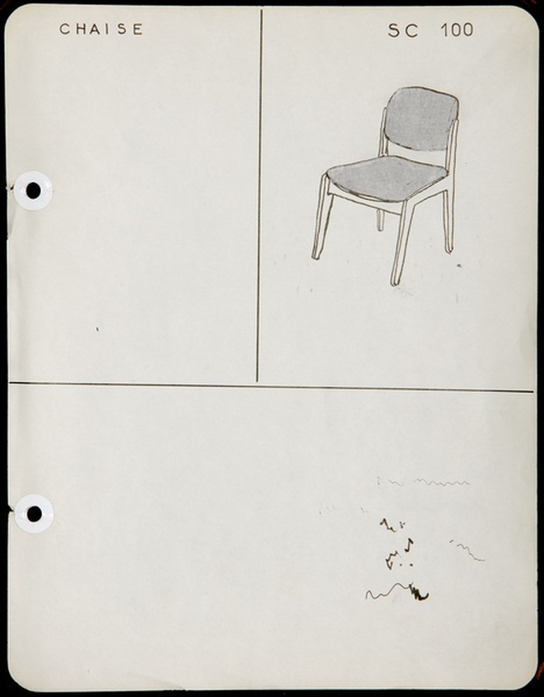 Siège chaise SC 100, 1950 - 1955