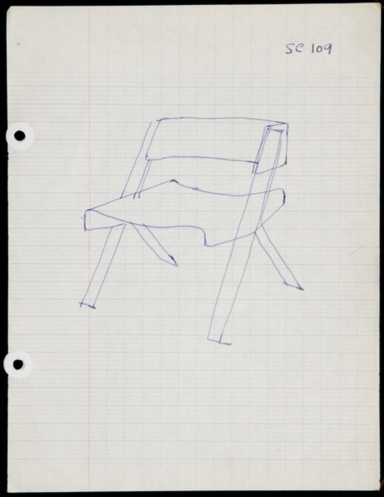 Siège chaise SC 109, vers 1970 - 1971