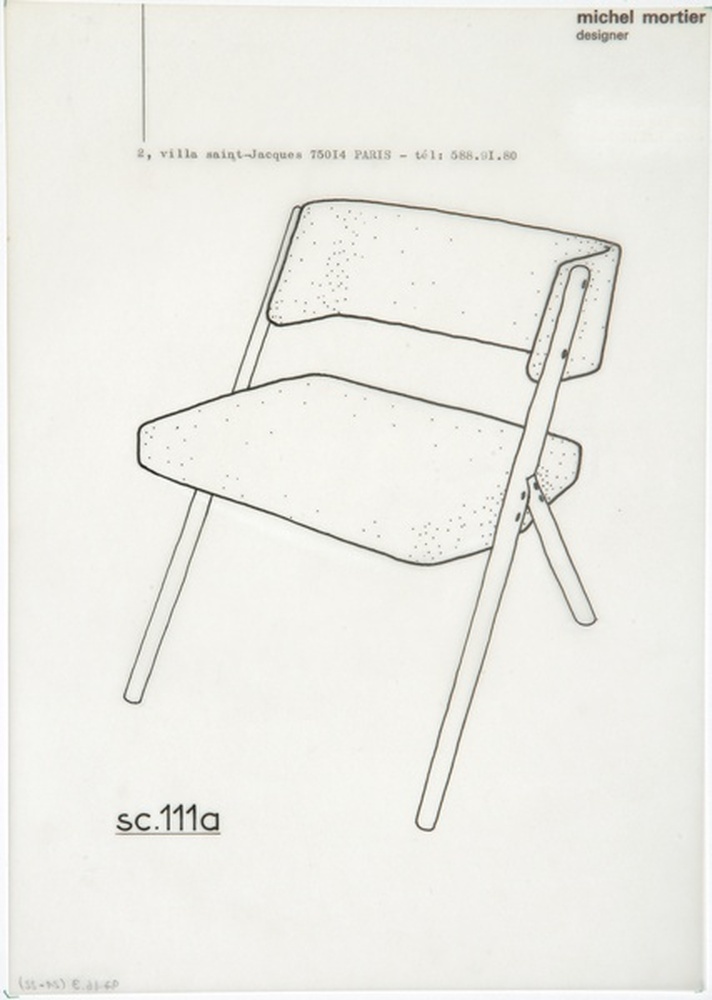 Siège chaise SC 111, vers 1976 - 1977