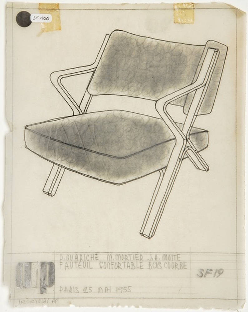 Siège fauteuil SF 19, SF 101, 1955-1957