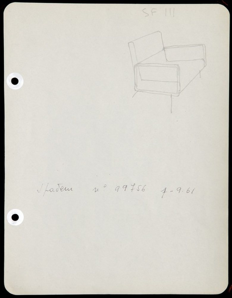 Siège fauteuil SF 111, 1961