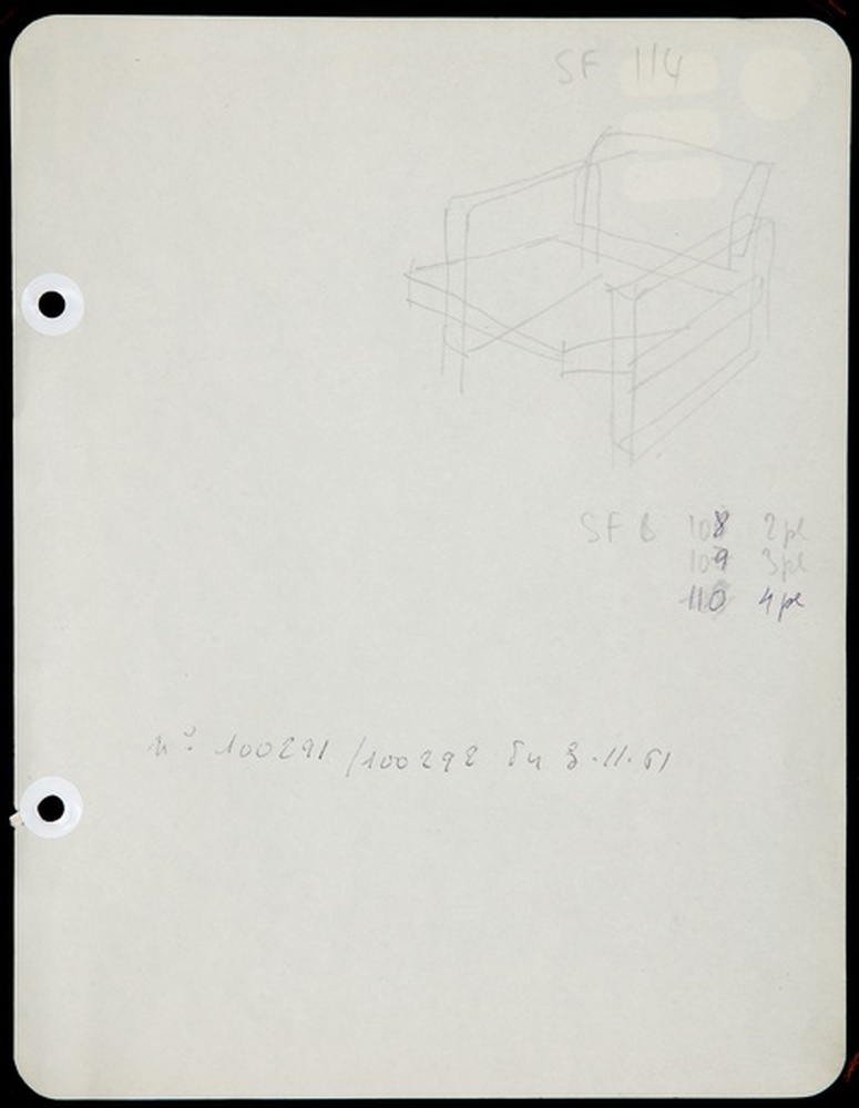 Siège fauteuil SF114, 1961