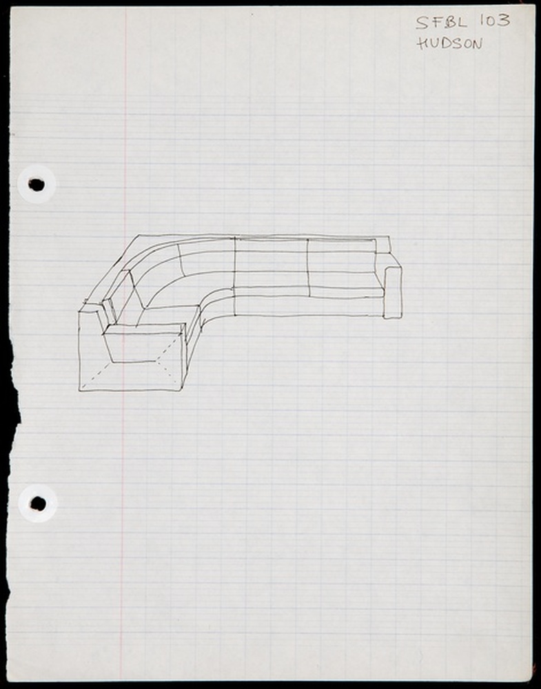 Siège fauteuil banquette lit SFBL 103, vers 1960 - 1970