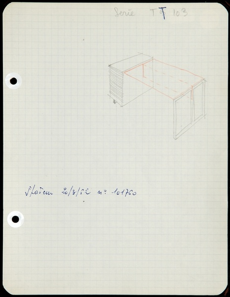 Table travail TT 103, 1962