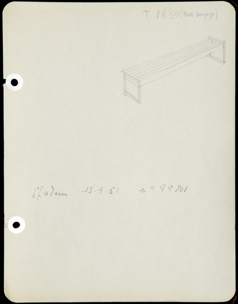 Table porte-bagage TPB 100, 1961