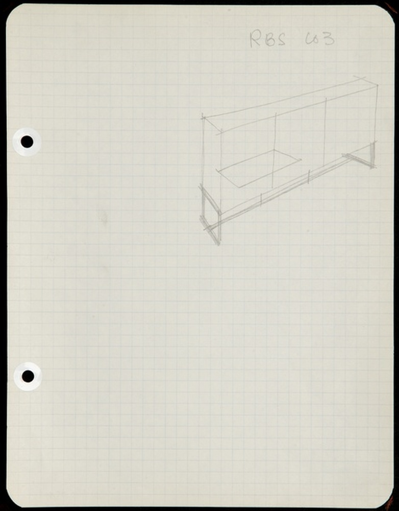 Rangement bahut secrétaire RBS 103