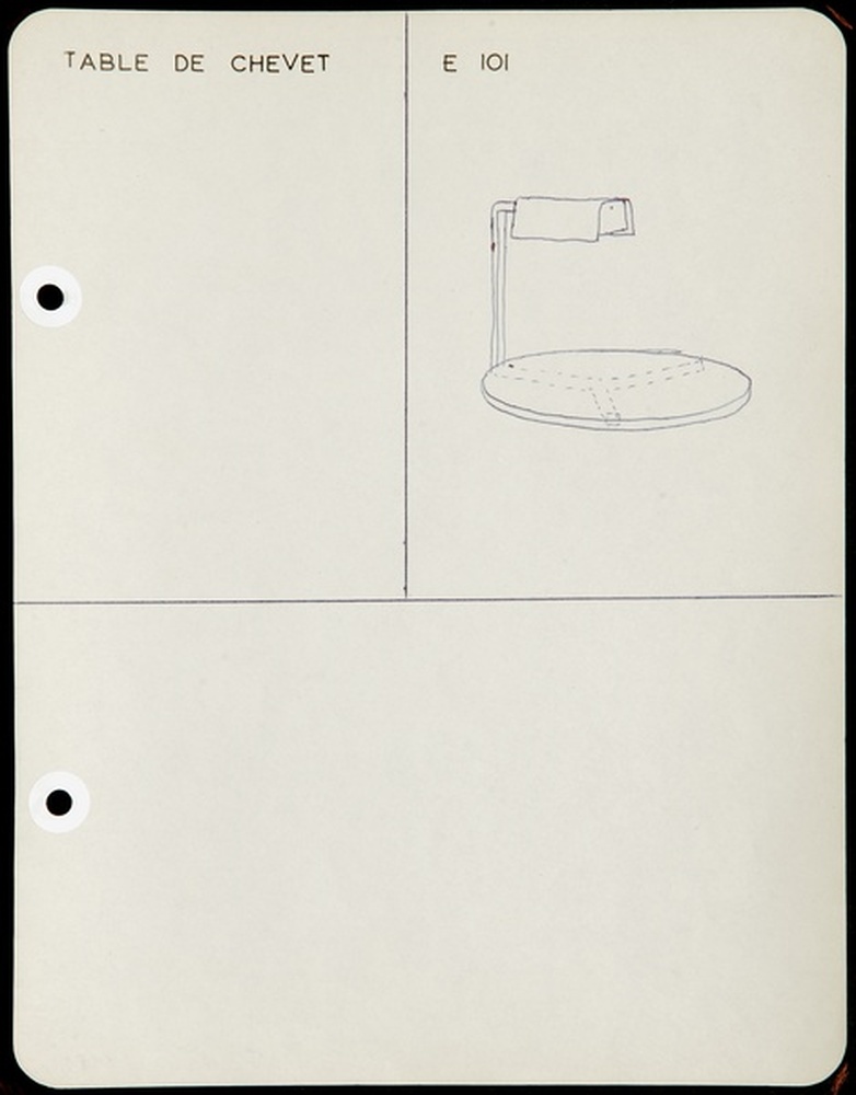 Eclairage E 101, vers 1958