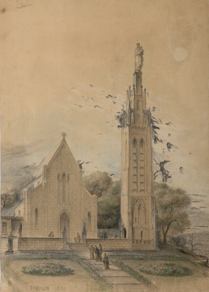 Vue d'une église