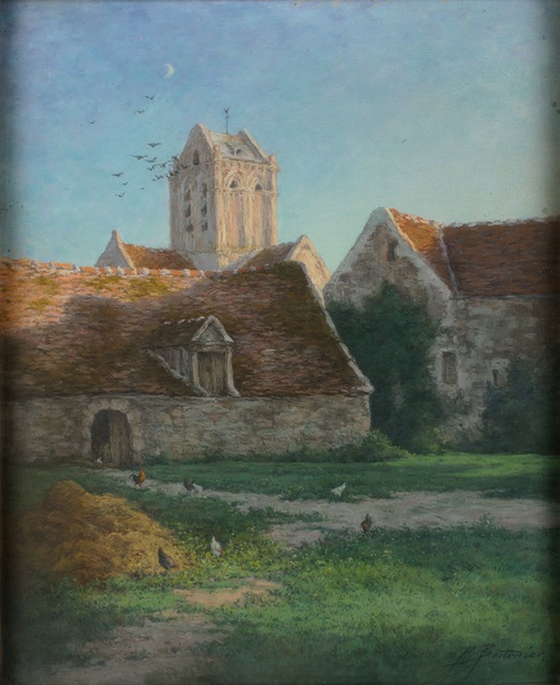 Cour de ferme à Auvers en Seine et Oise