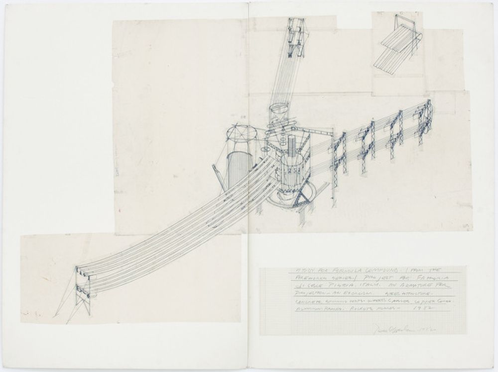 Study for formula compound (from the Fireworks series). An armature for projection - an exorcism