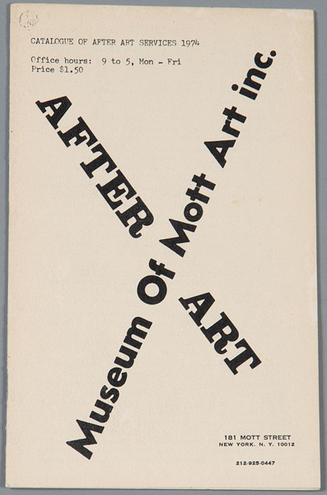 Livre Museum of Mott Art inc.