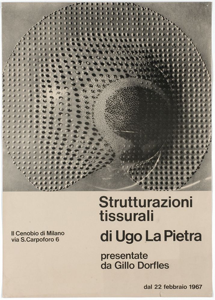 Affiche Strutturazioni Tissurali, Ugo La Pietra