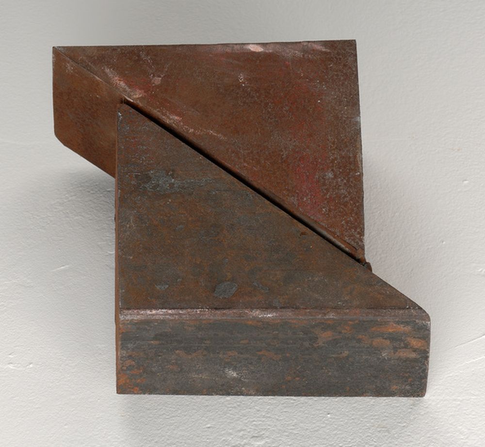 Untitled (Steel wall piece 2 tri)