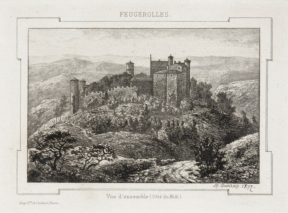 Vue de Feugerolles : côté du midi