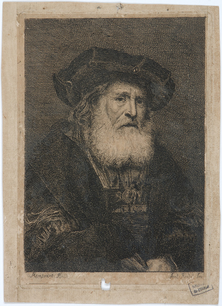 Un juif à barbe blanche