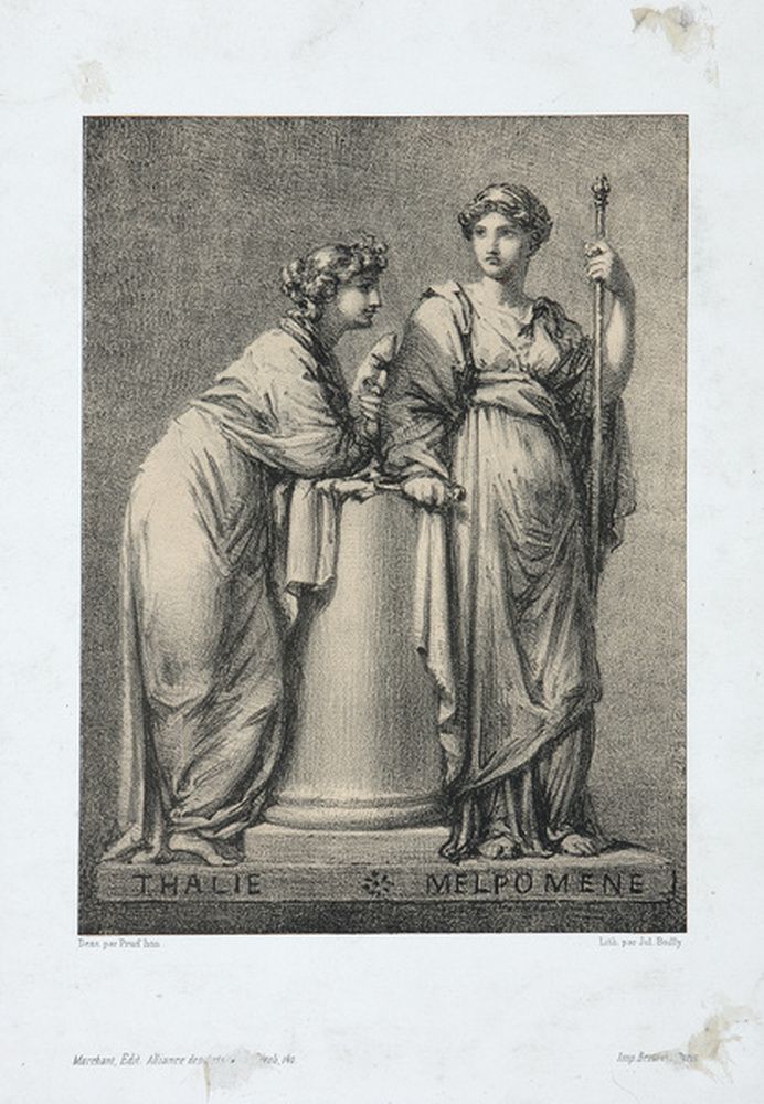 Thalie et Melpomène