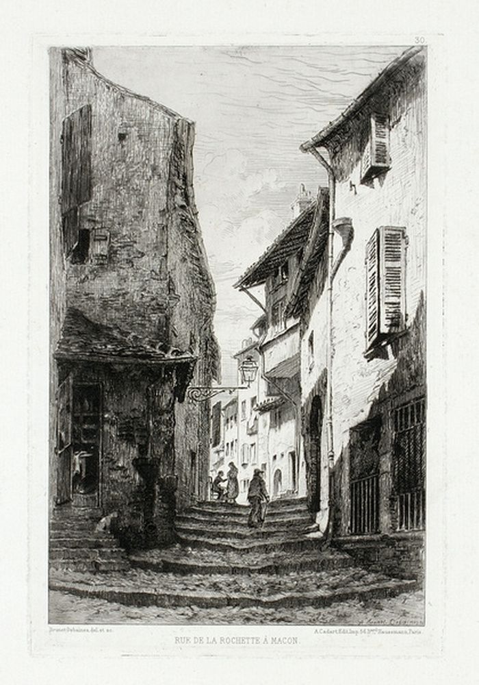 Rue de la Rochette à Mâcon