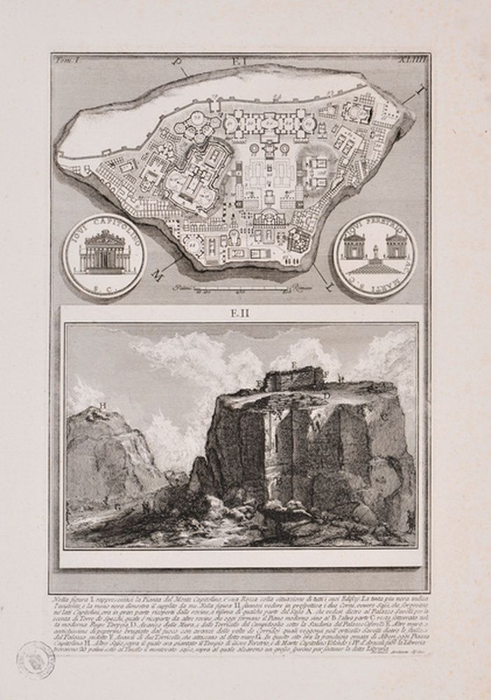 Plan du mont Capitolin