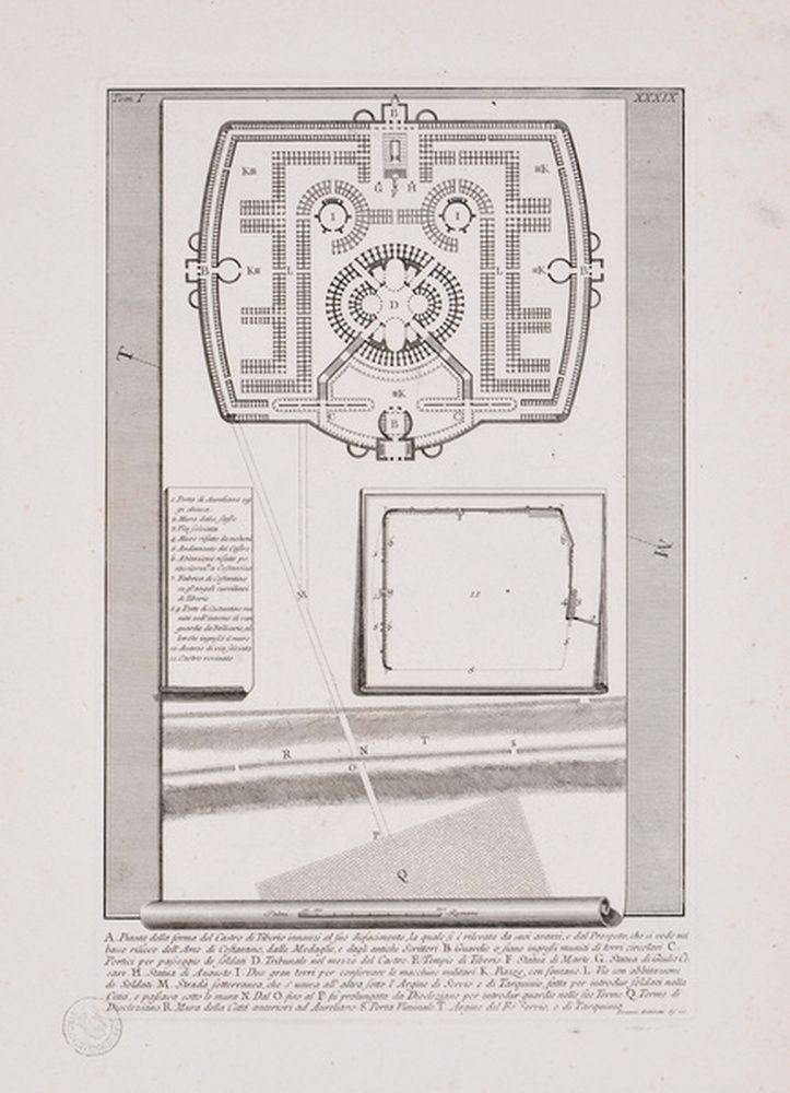 Plan du Castrum de Tibère