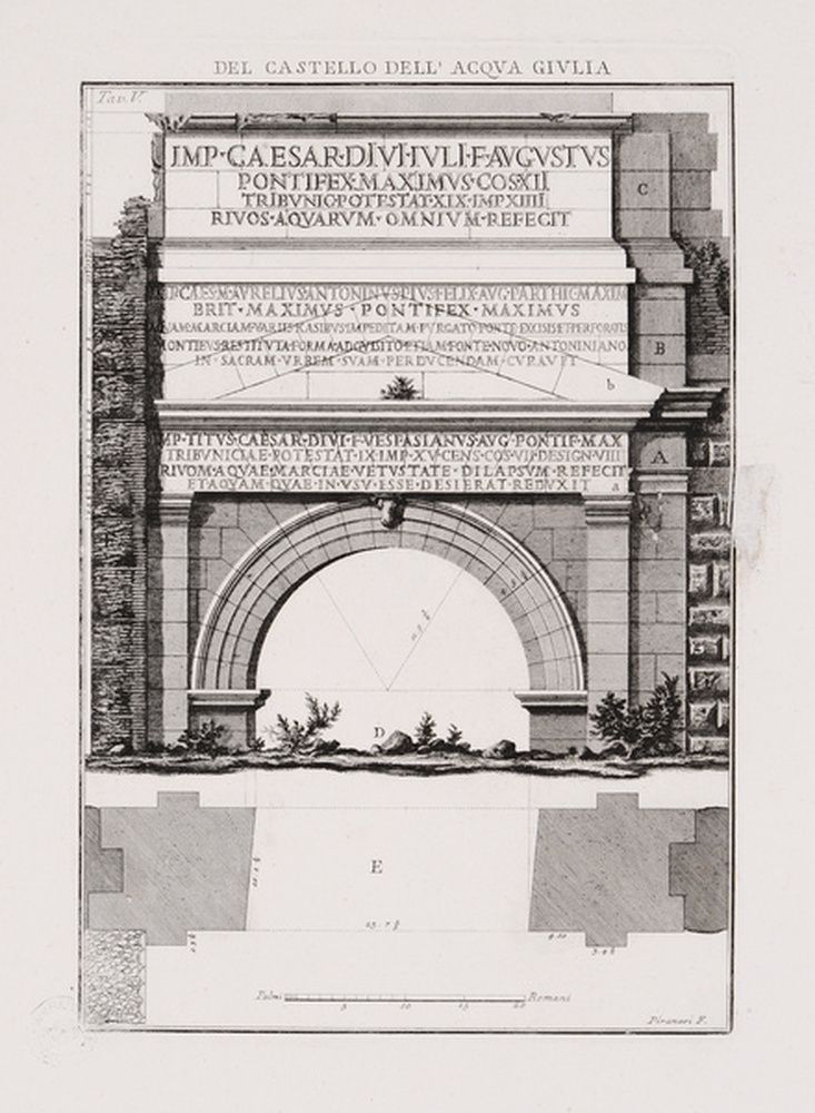 Elévation de la porta S. Lorenzo