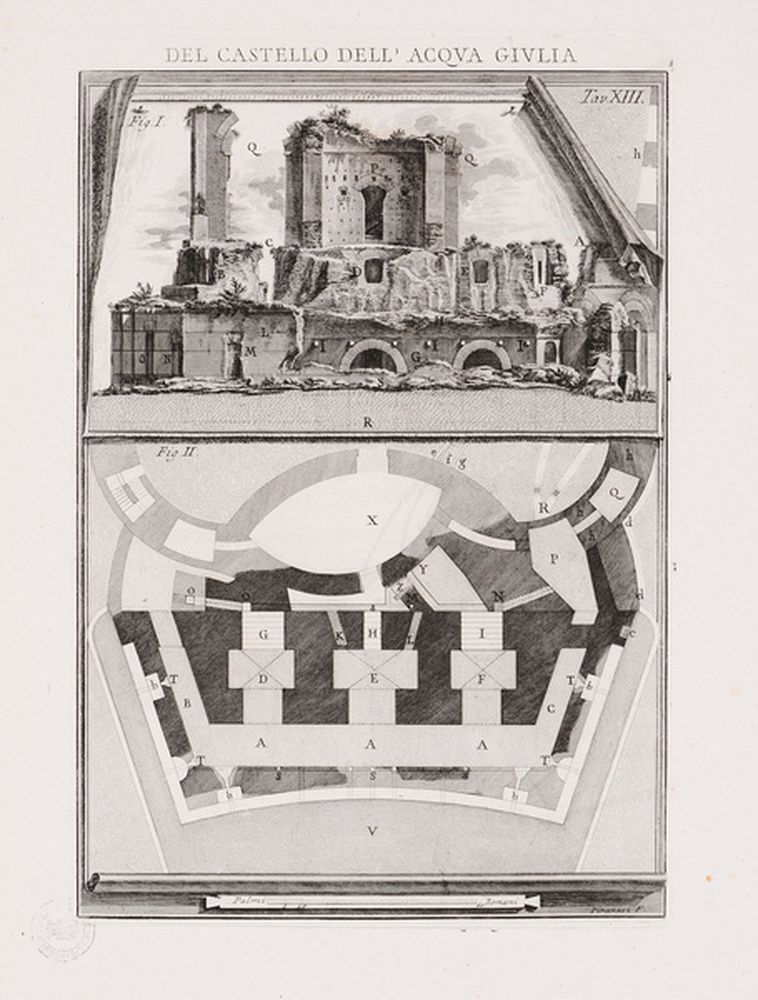 Elévation et plan de la façade