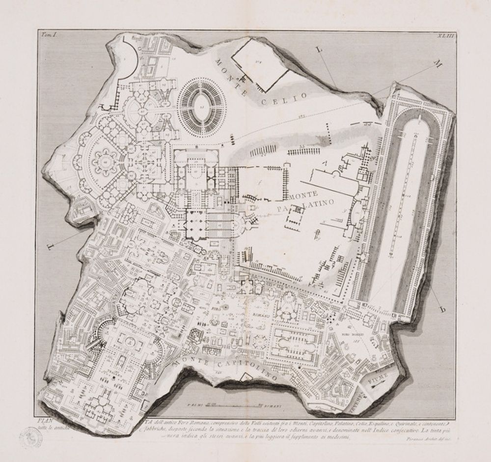 Plan du Forum Romanum antique