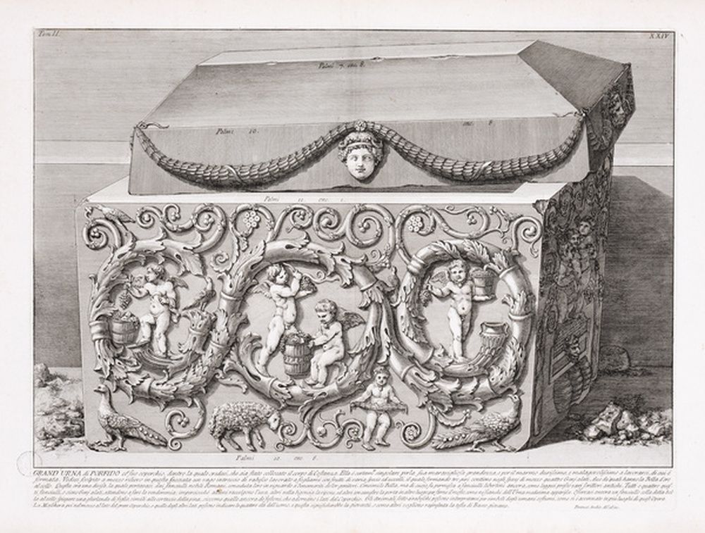 Grand sarcophage en porphyre