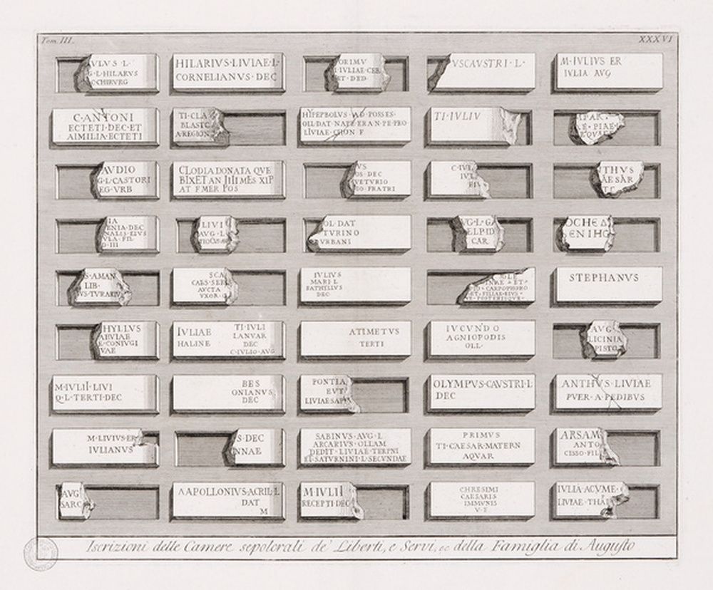 Inscriptions des chambres funéraires