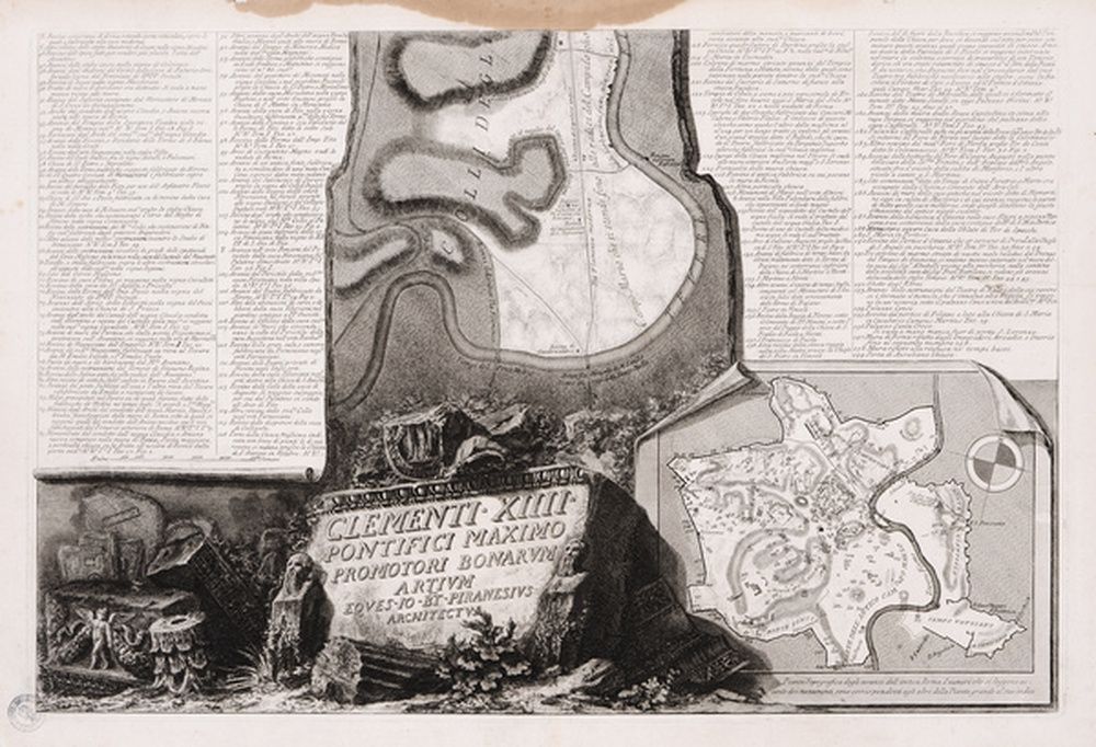 Plan de Rome et du champ de Mars (centre)