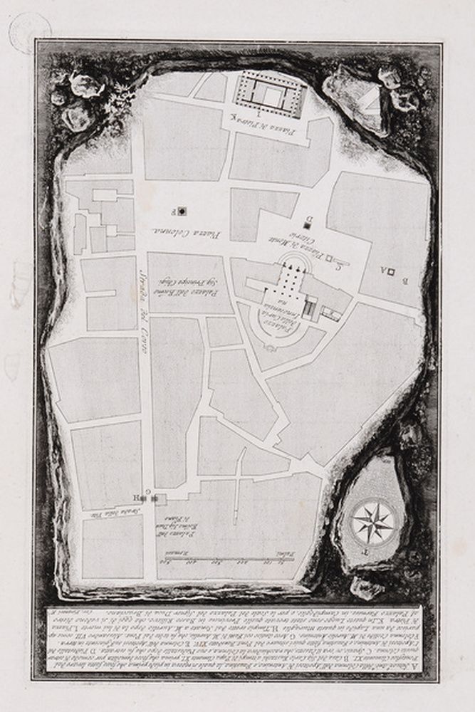 Colonne érigée en mémoire d’Antonin et de Faustine ; Ancien emplacement de la colonne d’Antonin