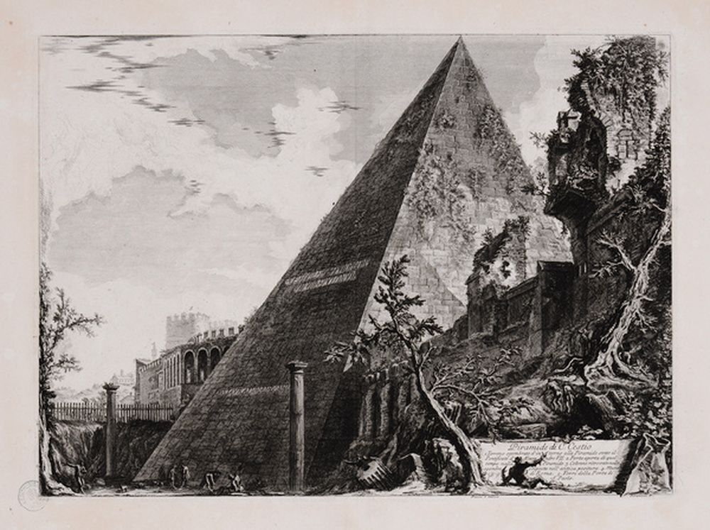 La pyramide de Caius Cestius