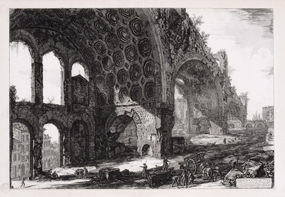 Ruine de la salle à manger de Néron di Tempio della Pace