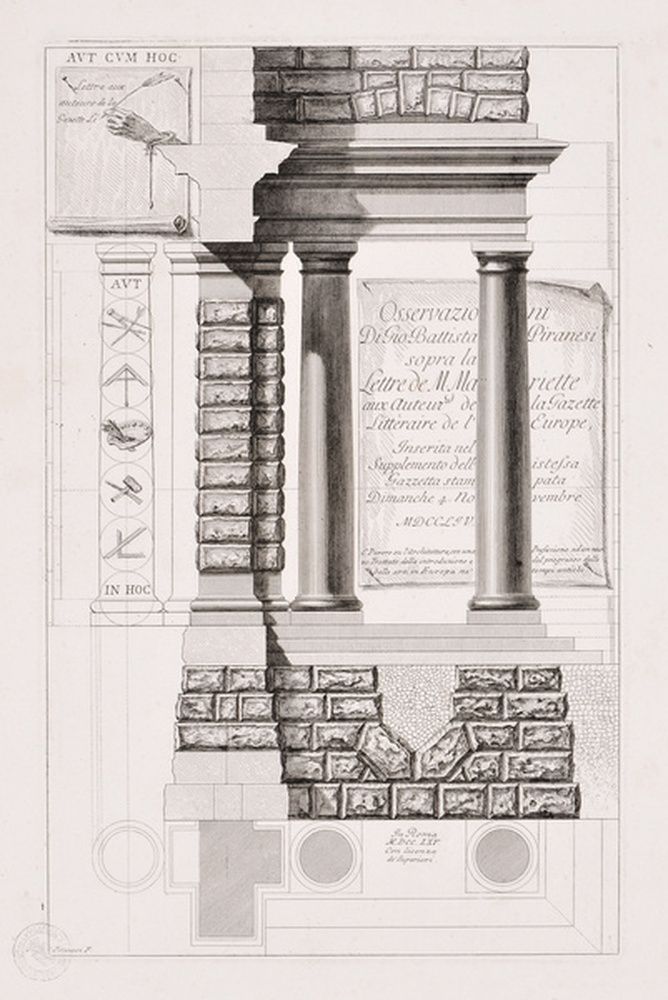 Page de titre : observations sur la lettre de M. Mariette